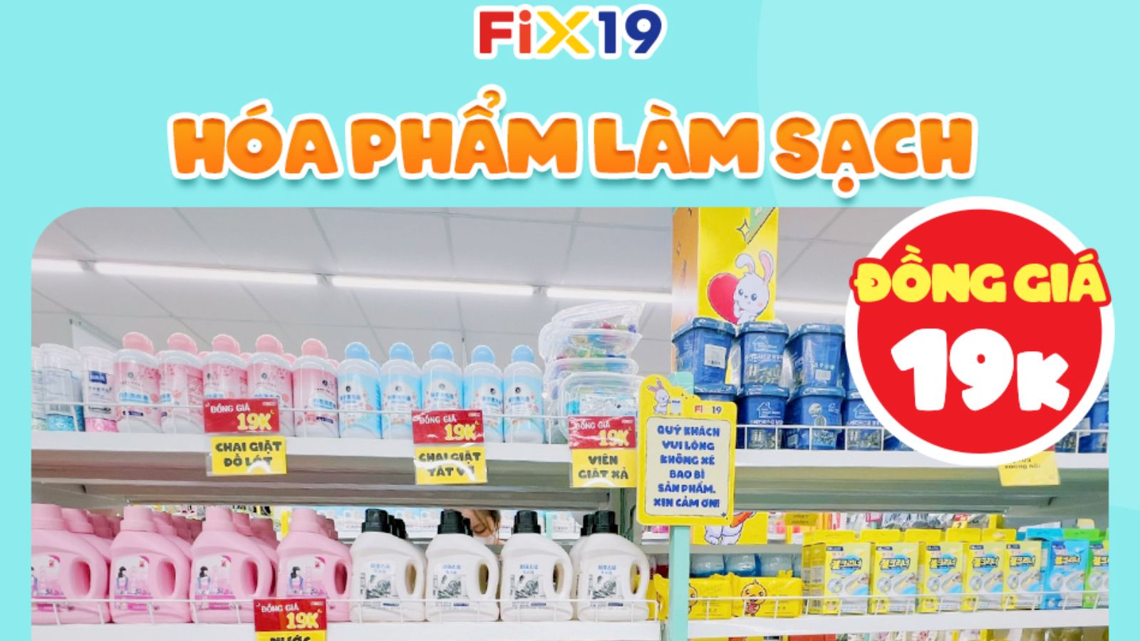 Hóa Phẩm Làm Sạch Đồng Giá 19k - Dọn Nhà Sạch Bóng Tiết Kiệm!